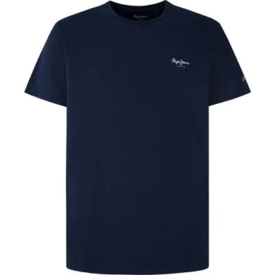 Pepe Jeans Maglietta A Maniche Corte Original Basic 3n Navy M Pepe Jeans Maglietta A Maniche Corte Original Basic 3n Navy M