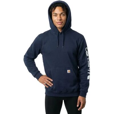 Carhartt Felpa Con Cappuccio Iconic K288 Logo Navy Blue XS Carhartt Felpa Con Cappuccio Iconic K288 Logo Navy Blue XS