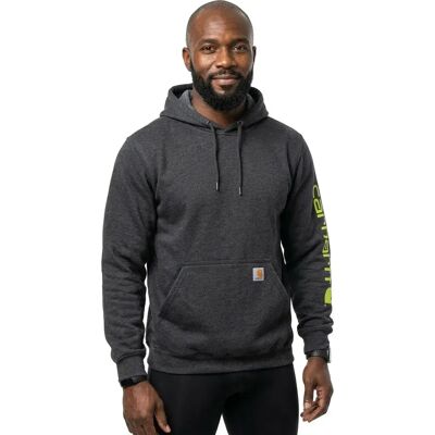 Carhartt Felpa Con Cappuccio Iconic K288 Logo Grey XL Carhartt Felpa Con Cappuccio Iconic K288 Logo Grey XL