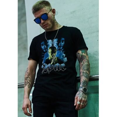 Mister Tee Maglietta A Maniche Corte Tupac Heaven Black 2XL Mister Tee Maglietta A Maniche Corte Tupac Heaven Black 2XL