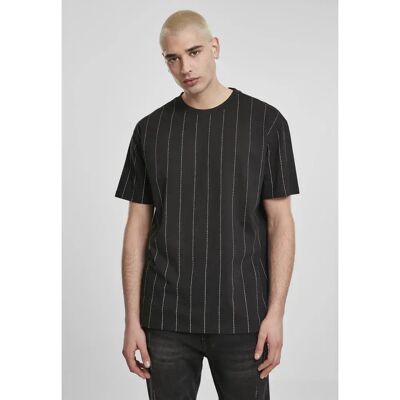 Urban Classics Maglietta A Maniche Corte Oversized Pintripe Black M Urban Classics Maglietta A Maniche Corte Oversized Pintripe Black M