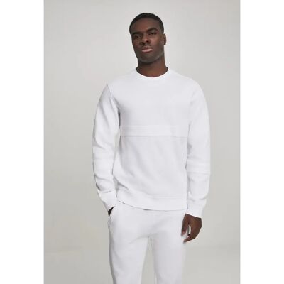 Urban Classics Maglietta A Maniche Lunghe Heavy Pique Crew White S Urban Classics Maglietta A Maniche Lunghe Heavy Pique Crew White S