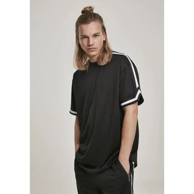 Urban Classics Maglietta A Maniche Corte Oversized Stripe Meh Black L Urban Classics Maglietta A Maniche Corte Oversized Stripe Meh Black L