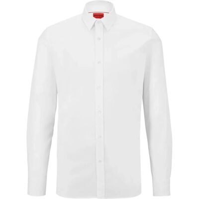 HUGO Camicia Slim Fit Bianca in Cotone - Camicia HUGO Camicia Slim Fit Bianca in Cotone - Camicia