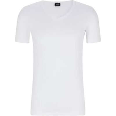 Boss Maglietta Intima Tecnica A Maniche Corte Con Scollo A V Modern 2 Unità White XL Boss Maglietta Intima Tecnica A Maniche Corte Con Scollo A V Modern 2 Unità White XL
