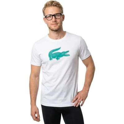 Lacoste Maglietta A Maniche Corte Th202-00 White / Dark Green 2XL Lacoste Maglietta A Maniche Corte Th202-00 White / Dark Green 2XL