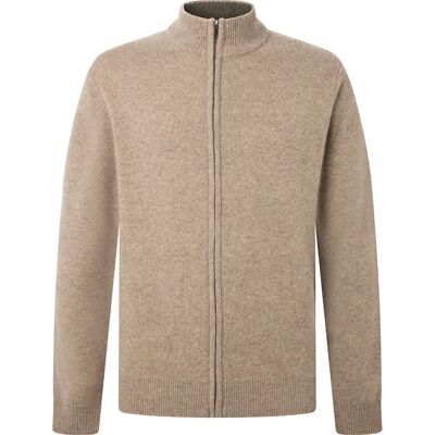 Hackett Maglione Con Zip Completo Hm702830 Desert Taupe 2XL Hackett Maglione Con Zip Completo Hm702830 Desert Taupe 2XL