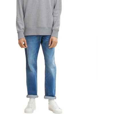 Tom Tailor Jeans Josh Regular Slim Used Mid Stone Blue Denim 29 Tom Tailor Jeans Josh Regular Slim Used Mid Stone Blue Denim 29