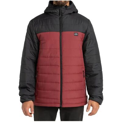Billabong Giacca Surf Check Puff Oxblood L Billabong Giacca Surf Check Puff Oxblood L
