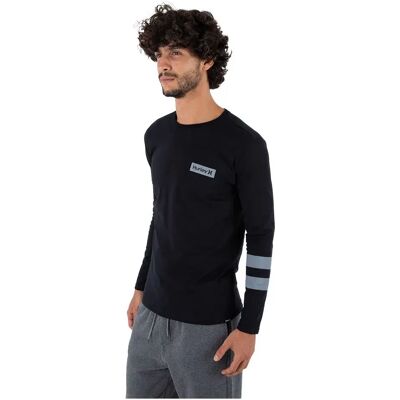 Hurley Maglietta A Maniche Lunghe Oceancare Block Party Black XL Hurley Maglietta A Maniche Lunghe Oceancare Block Party Black XL