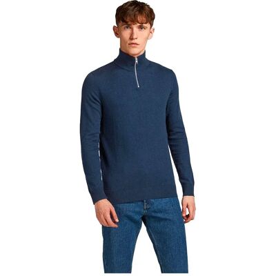 Jack & Jones Maglione Con Mezza Zip Emil Navy Blazer 2XL Jack & Jones Maglione Con Mezza Zip Emil Navy Blazer 2XL