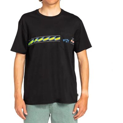 Billabong Maglietta A Maniche Corte Spinner Pk Black M Billabong Maglietta A Maniche Corte Spinner Pk Black M