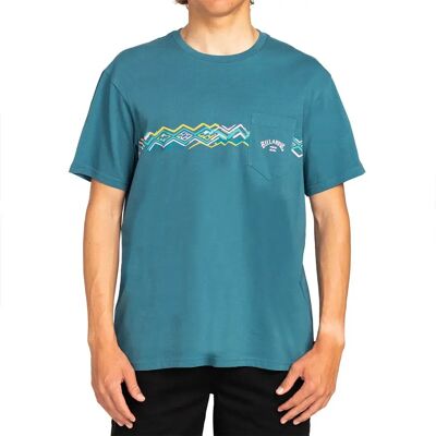 Billabong Maglietta A Maniche Corte Spinner Pk Blue Lagoon S Billabong Maglietta A Maniche Corte Spinner Pk Blue Lagoon S