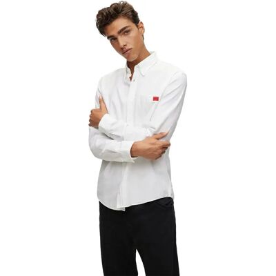 Hugo Camicia A Maniche Lunghe Evito 10206255 0 Open White 40 Hugo Camicia A Maniche Lunghe Evito 10206255 0 Open White 40