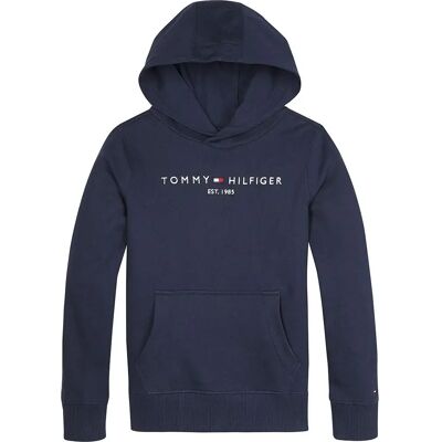 Tommy Hilfiger Felpa Con Cappuccio Essential Twilight Navy 14 Anni Tommy Hilfiger Felpa Con Cappuccio Essential Twilight Navy 14 Anni