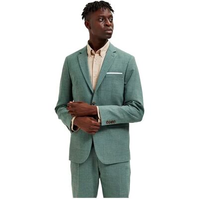 Selected Blazer Oasis Linen Slim Fit Light Green Melange 98 Selected Blazer Oasis Linen Slim Fit Light Green Melange 98