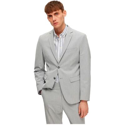 Selected Blazer Liam Flex Slim Fit Light Grey Melange 56 Selected Blazer Liam Flex Slim Fit Light Grey Melange 56