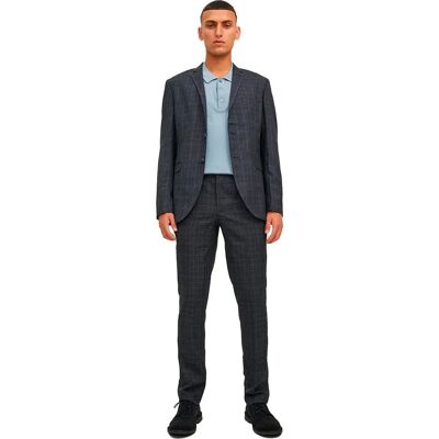 Jack & Jones Abito Franco Check Navy Blazer / Checks Super Slim Fit 46 Jack & Jones Abito Franco Check Navy Blazer / Checks Super Slim Fit 46
