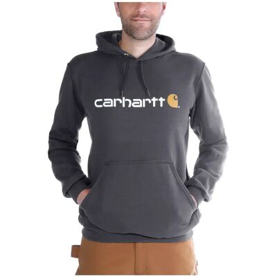 Carhartt Felpa Con Cappuccio Marquette Logo Carbon Heather M Carhartt Felpa Con Cappuccio Marquette Logo Carbon Heather M