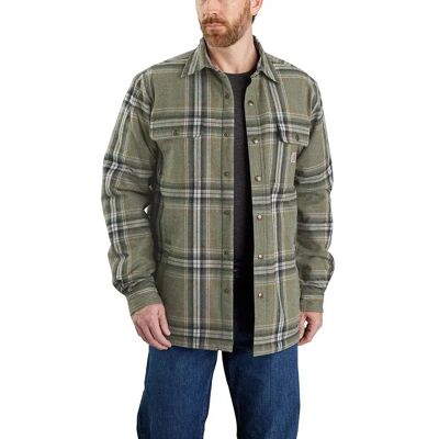 Carhartt Camicia A Maniche Lunghe Sherpa Basil S Carhartt Camicia A Maniche Lunghe Sherpa Basil S