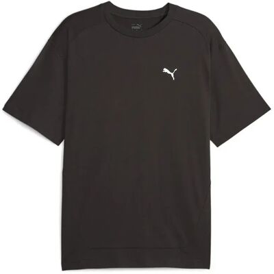 Puma T-shirt Casual Nero di Cotone M Puma T-shirt Casual Nero di Cotone M