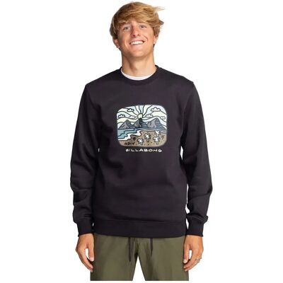 Billabong Maglietta A Maniche Lunghe Shine Black M Billabong Maglietta A Maniche Lunghe Shine Black M