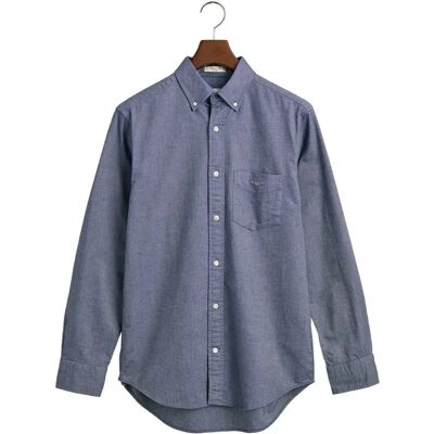 Gant Camicia A Maniche Lunghe Oxford Regular Fit Persian Blue L Gant Camicia A Maniche Lunghe Oxford Regular Fit Persian Blue L