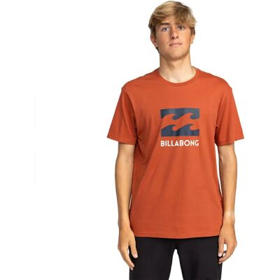 Billabong Maglietta A Maniche Corte Wave Deep Red L Billabong Maglietta A Maniche Corte Wave Deep Red L