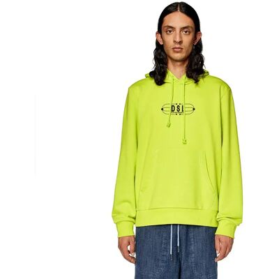 Diesel Felpa Con Cappuccio Ginn K35 Lime Green M Diesel Felpa Con Cappuccio Ginn K35 Lime Green M