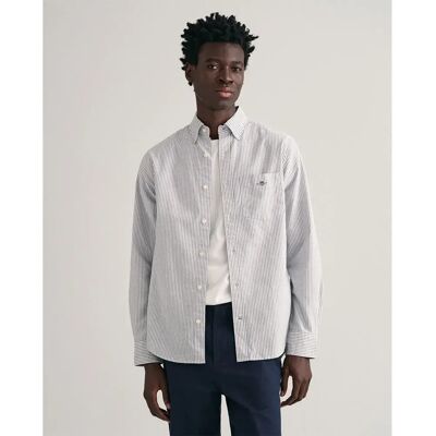 Gant Camicia A Maniche Lunghe Oxford Banker Regular Fit Persian Blue 2XL Gant Camicia A Maniche Lunghe Oxford Banker Regular Fit Persian Blue 2XL