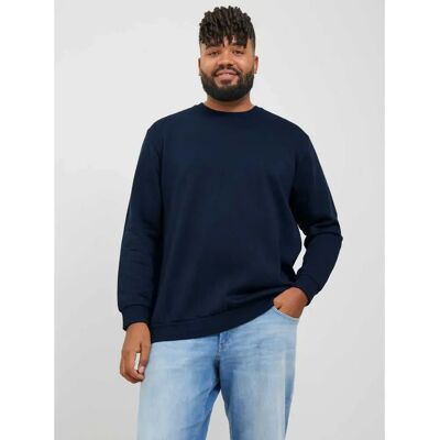 Jack & Jones Felpa Bradley Plus Size Navy Blazer 3XL Jack & Jones Felpa Bradley Plus Size Navy Blazer 3XL