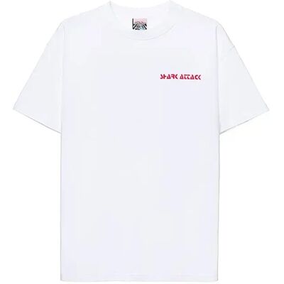 Shark Attack Maglietta A Maniche Corte Basic White M Shark Attack Maglietta A Maniche Corte Basic White M