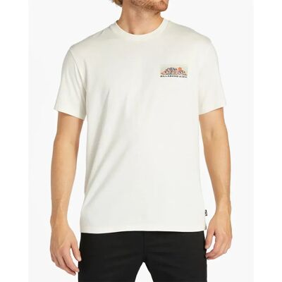 Billabong Maglietta A Maniche Corte Length Off White S Billabong Maglietta A Maniche Corte Length Off White S