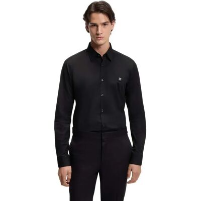 Hugo Camicia A Maniche Lunghe Ermo 1023057 Black XL Hugo Camicia A Maniche Lunghe Ermo 1023057 Black XL