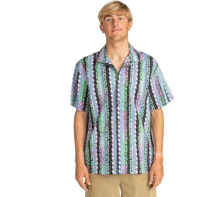 Billabong Camicia A Maniche Corte Sundays Vacay Blue Haze M Billabong Camicia A Maniche Corte Sundays Vacay Blue Haze M