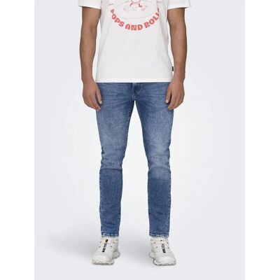 Only & Sons Jeans Weft Regular Fit One Mbd 509 Tai Medium Blue Denim 33 Only & Sons Jeans Weft Regular Fit One Mbd 509 Tai Medium Blue Denim 33