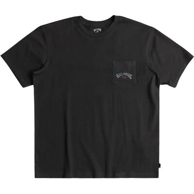 Billabong Maglietta A Maniche Corte Stacked Arch Pkt Washed Black S Billabong Maglietta A Maniche Corte Stacked Arch Pkt Washed Black S