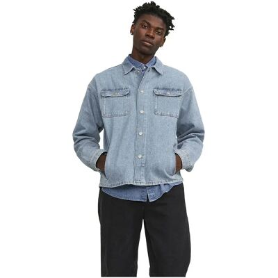 Jack & Jones Camicia Overshirt Chase Mf 902 Blue Denim XL Jack & Jones Camicia Overshirt Chase Mf 902 Blue Denim XL