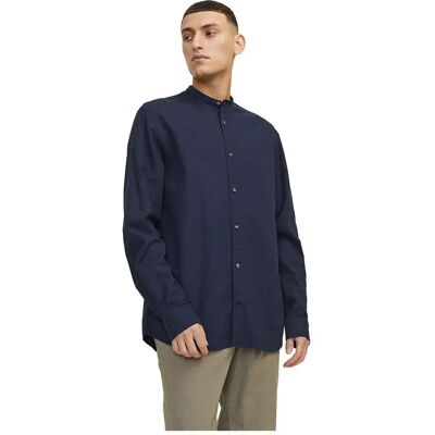 Jack & Jones Camicia A Maniche Lunghe Summer Band Linen Navy Blazer XS Jack & Jones Camicia A Maniche Lunghe Summer Band Linen Navy Blazer XS
