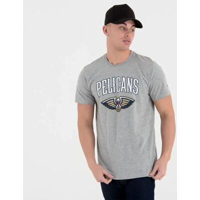 New Era Maglietta A Maniche Corte Nba Regular New Orleans Pelicans Grey Med S New Era Maglietta A Maniche Corte Nba Regular New Orleans Pelicans Grey Med S