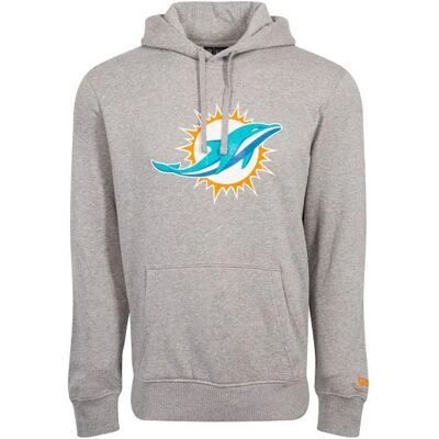Felpa con cappuccio NFL Miami Dolphins - S Grigia New Era Felpa con cappuccio NFL Miami Dolphins - S Grigia New Era