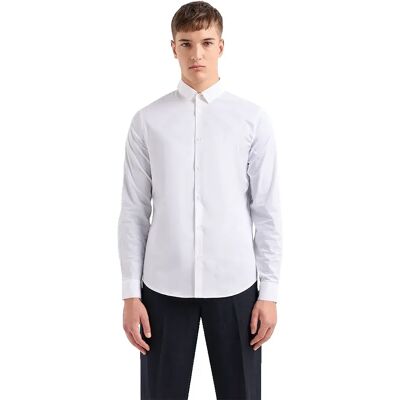 Armani Exchange Camicia A Maniche Lunghe 8nzc31_zn28z White 2XL Armani Exchange Camicia A Maniche Lunghe 8nzc31_zn28z White 2XL