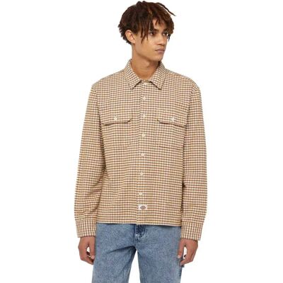 Dickies Camicia A Maniche Lunghe Frenchtown Whitecap Gray S Dickies Camicia A Maniche Lunghe Frenchtown Whitecap Gray S
