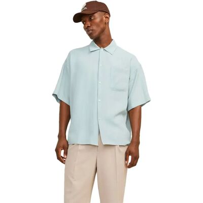 Jack & Jones Camicia A Maniche Corte John Gray Mist 2XL Jack & Jones Camicia A Maniche Corte John Gray Mist 2XL