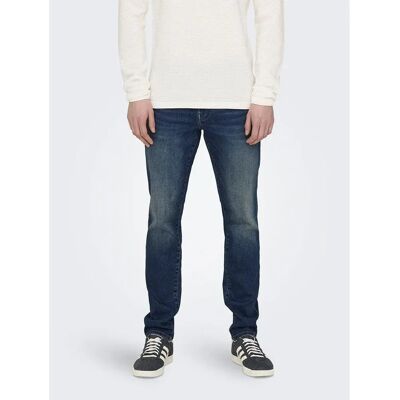 Only & Sons Jeans Loom One Dmbd 6817 Tai Slim Fit Dark Medium Blue Denim 32 Only & Sons Jeans Loom One Dmbd 6817 Tai Slim Fit Dark Medium Blue Denim 32