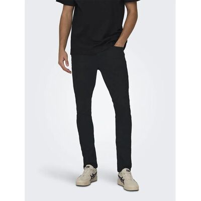 Only & Sons Jeans Warp Blkd 7988 Skinny Fit Black Denim 29 Only & Sons Jeans Warp Blkd 7988 Skinny Fit Black Denim 29