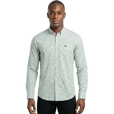 Fynch Hatton Camicia A Maniche Lunghe 1035060 Leaf Green 2XL Fynch Hatton Camicia A Maniche Lunghe 1035060 Leaf Green 2XL