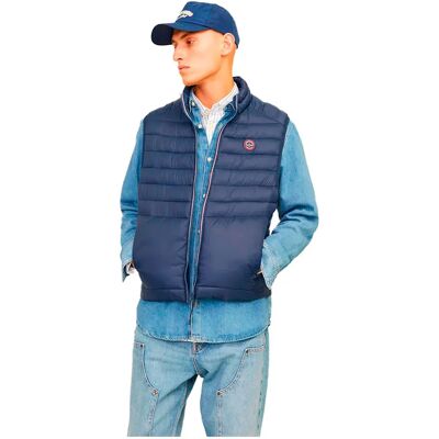 Jack & Jones Gilet Sprint Navy Blazer / Detail True Red Stitches XS Jack & Jones Gilet Sprint Navy Blazer / Detail True Red Stitches XS