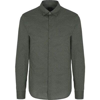 Armani Exchange Camicia A Maniche Lunghe 6dzc25-zneaz Peat Cementine XS Armani Exchange Camicia A Maniche Lunghe 6dzc25-zneaz Peat Cementine XS