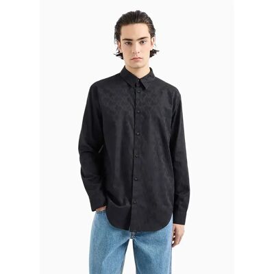 Armani Exchange Camicia A Maniche Lunghe 6dzcl1-zn5xz Black S Armani Exchange Camicia A Maniche Lunghe 6dzcl1-zn5xz Black S